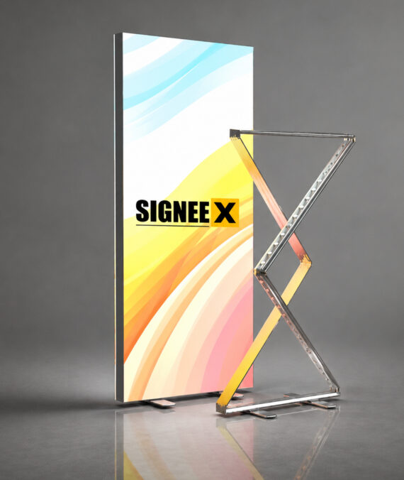 3.3ft1000mm large foldable led lightbox for trade show