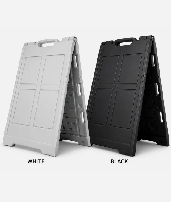 Outdoor Sign Frame plastic White/Black